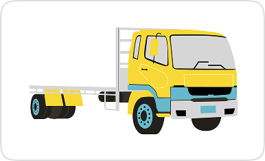 Flat Bed Truck 4m (Max 2t)